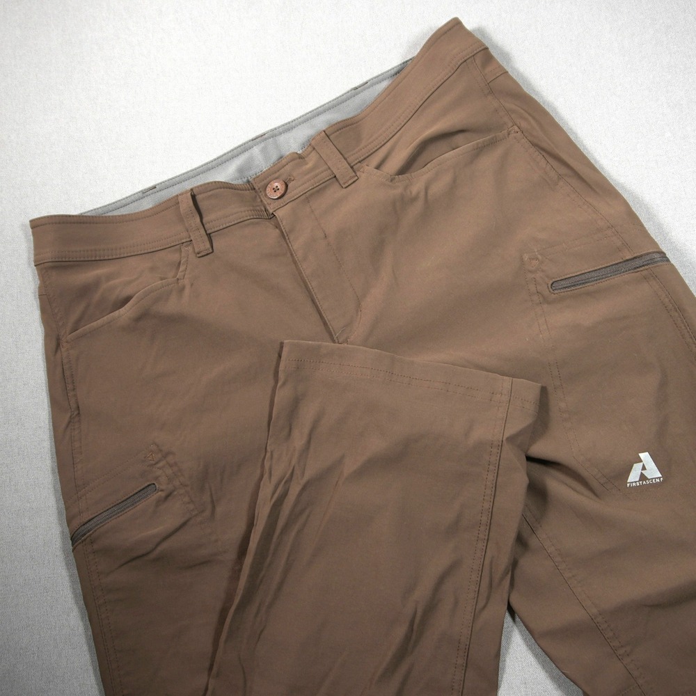Eddie Bauer First Ascent Guide Stretch Men Pants 35x33 Performance Tech Nylon